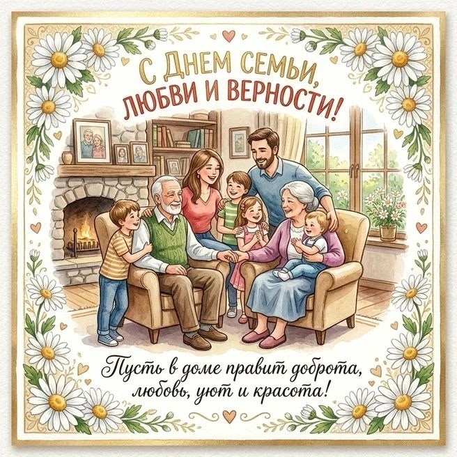 С Днем семьи, любви и верности! 